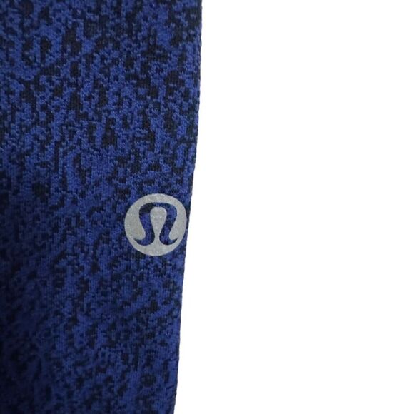 Lululemon Rush Hour High-Rise Crop Women's Size 6 Blue Black Stretch Breathable - Picture 4 of 9